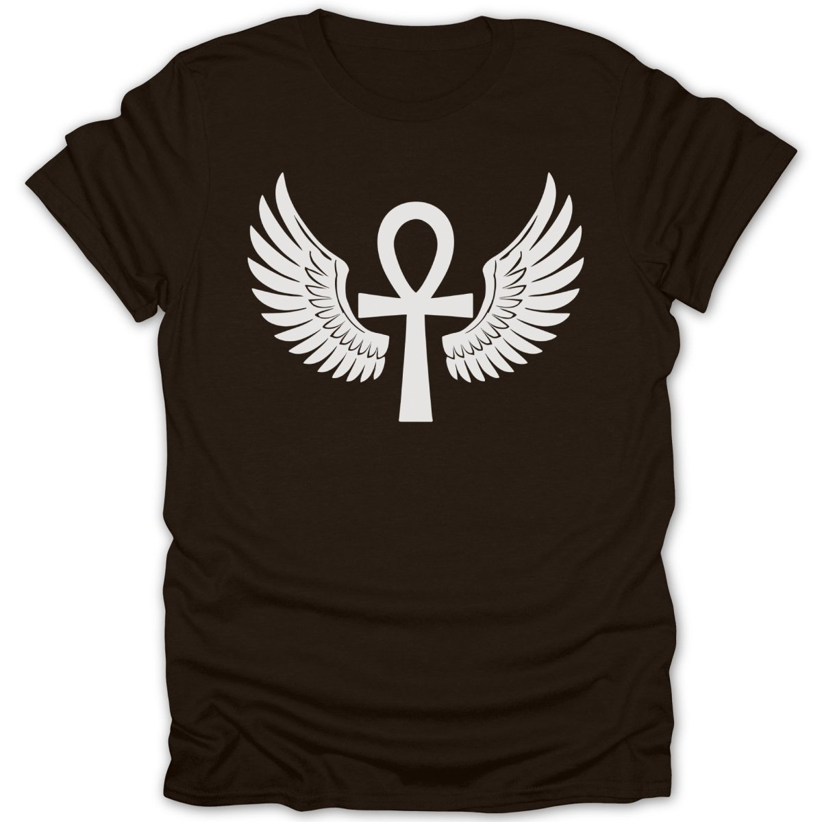 Winged Ankh Symbol Tee - Zion Threadz
