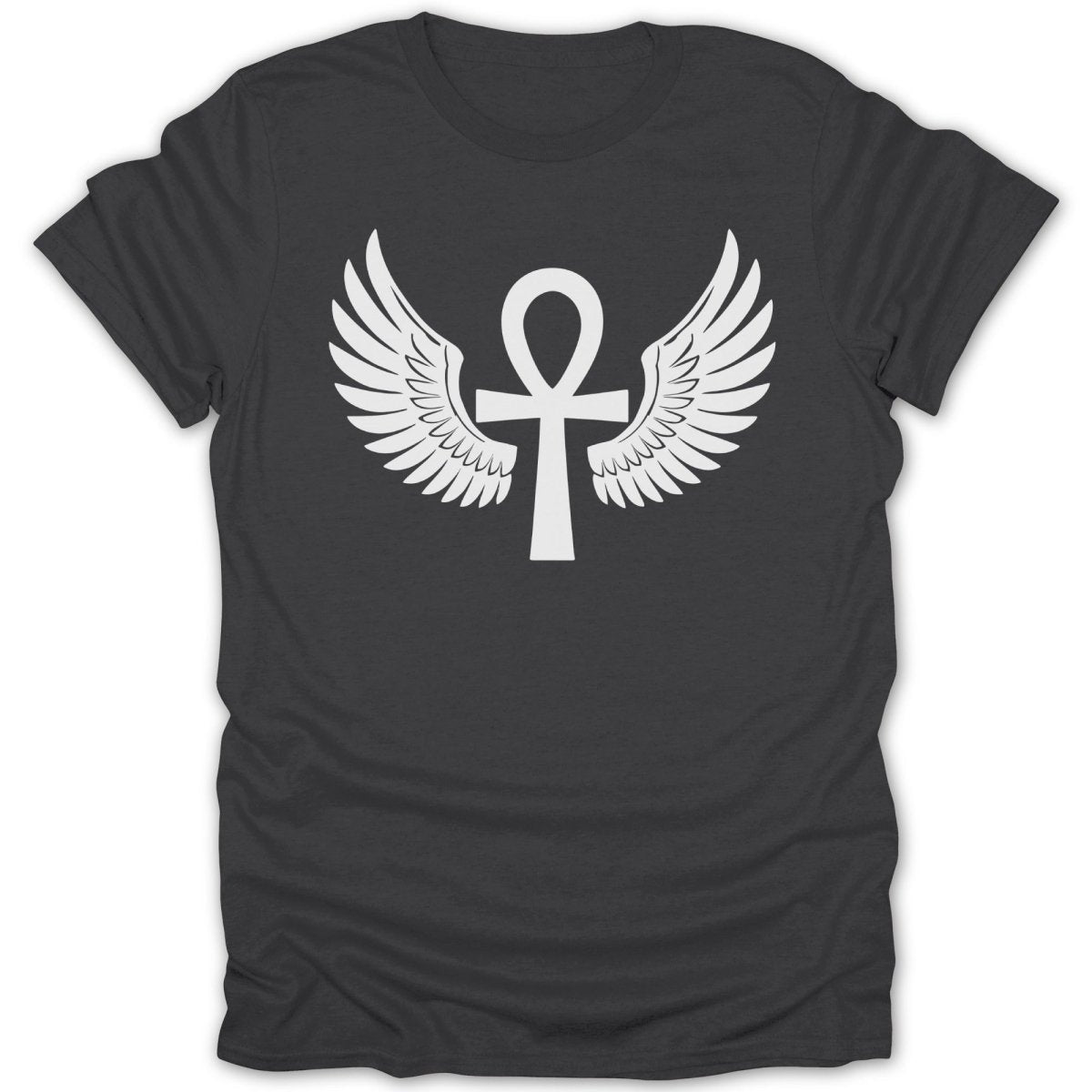Winged Ankh Symbol Tee - Zion Threadz