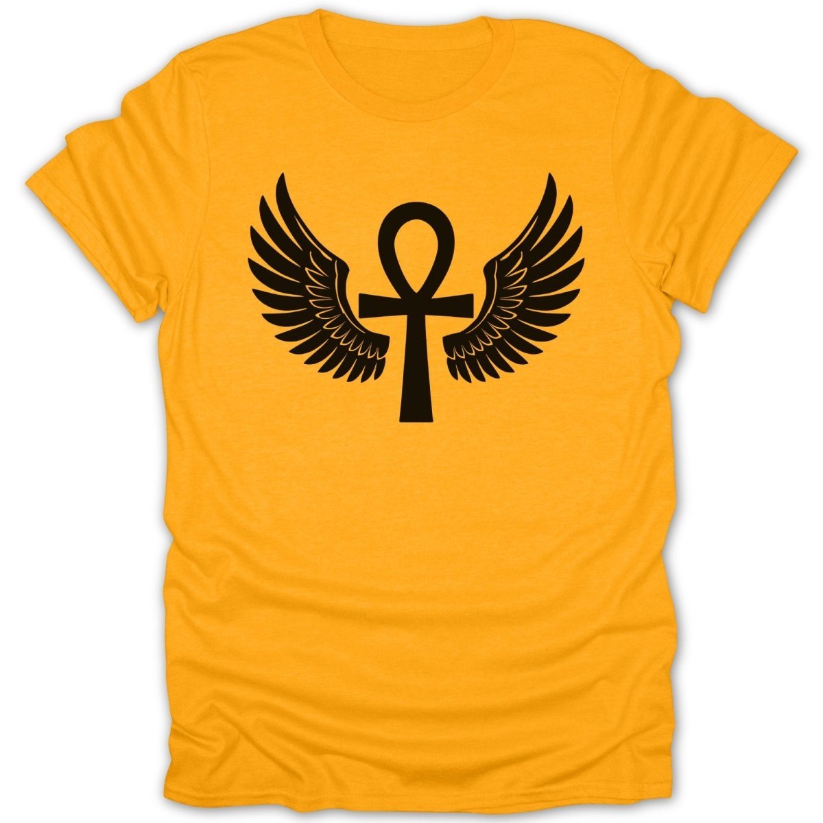 Winged Ankh Symbol Tee - Zion Threadz