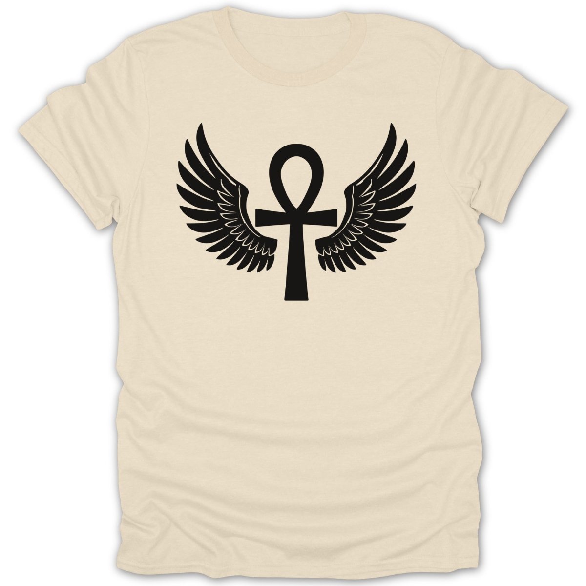 Winged Ankh Symbol Tee - Zion Threadz